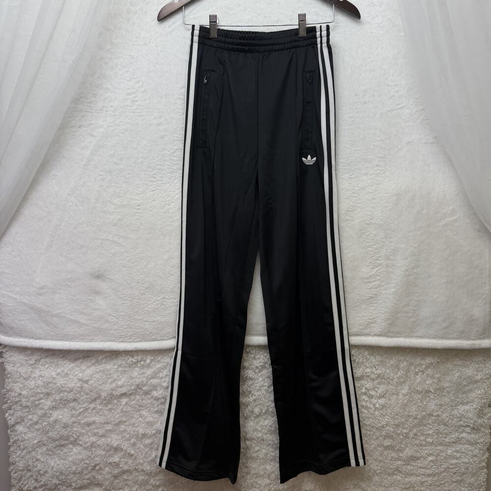 Adidas Firebird TT Pants Mens XS Black 3-Stripes Originals Track Athletic
